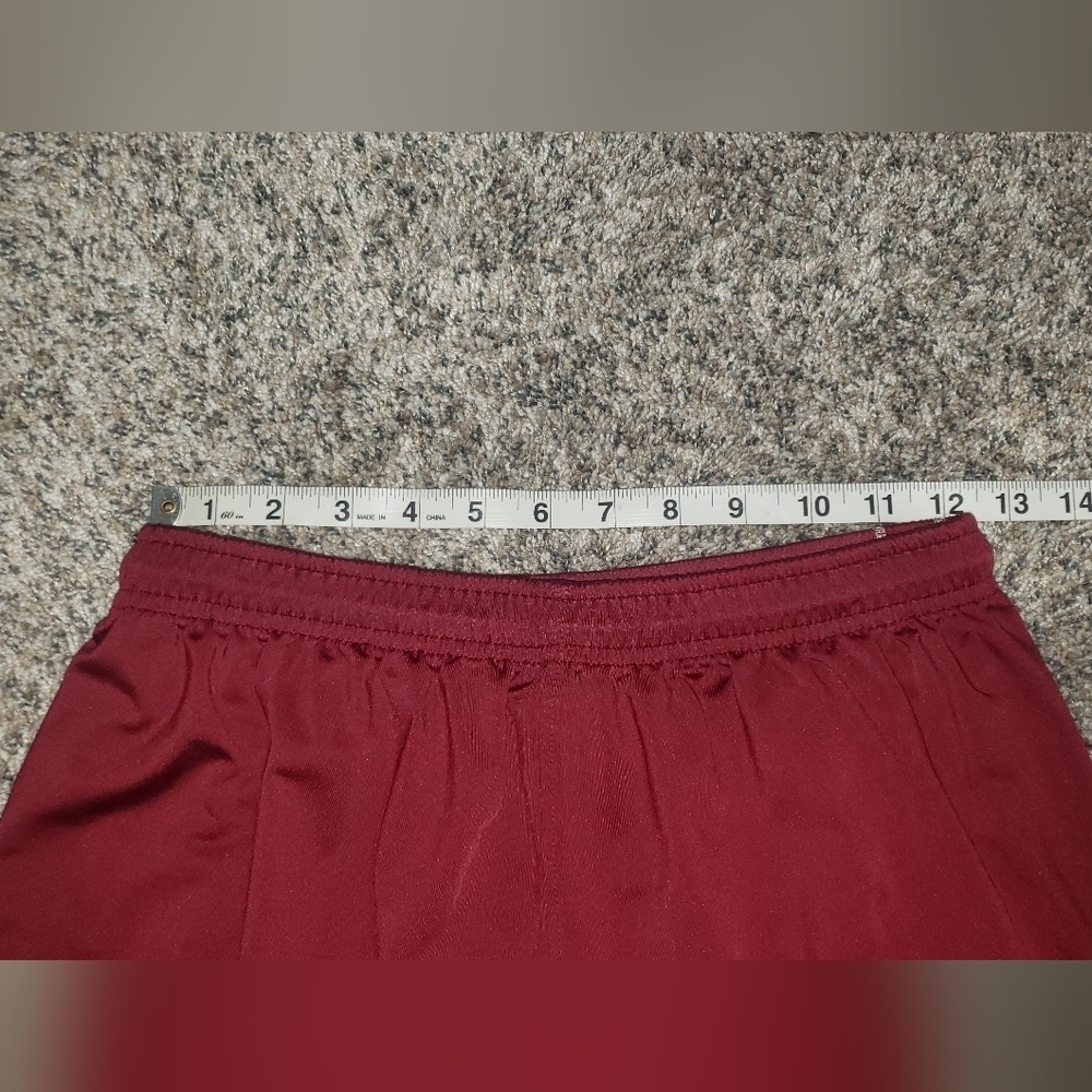 Nike| Boy's Maroon Athletic Jogging Running Training Shorts - Picture 4 of 6